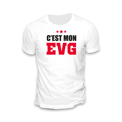 T SHIRT "C EST MON EVG"