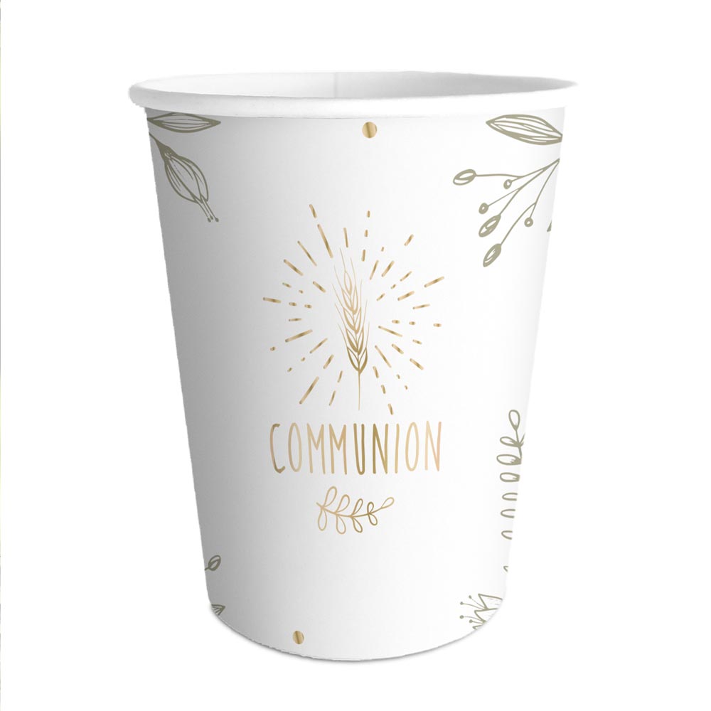 Gobelet en carton "Communion"