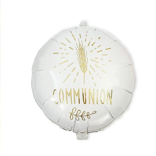 Ballon Alu 35cm - "Communion"