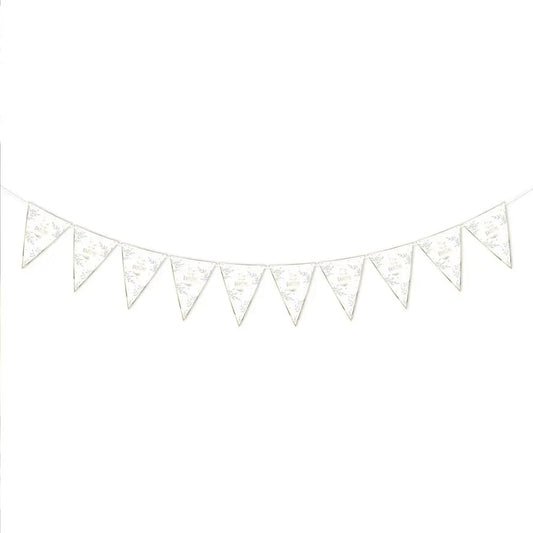Guirlande Fanions en Carton 3m - "Baptême''