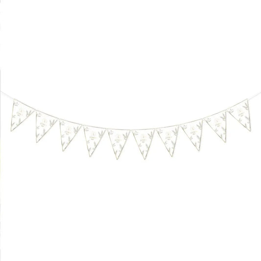 Guirlande Fanions en carton "Communion" Or - 3 m
