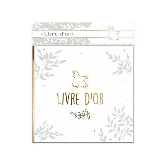 Livre d'or "colombe"