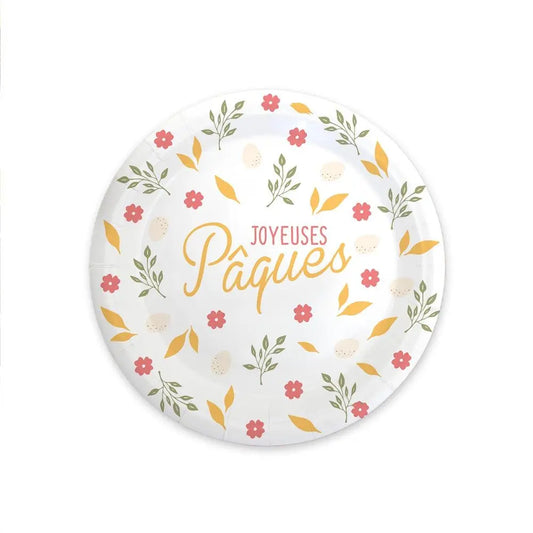 6 Assiettes Ø23cm "Pâques"