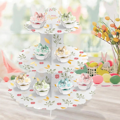 Présentoir à Cupcakes "Pâques"