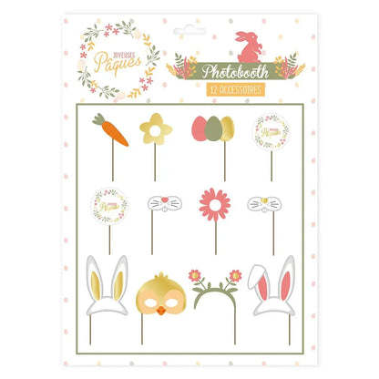 Photobooth - 12 accessoires "Pâques"