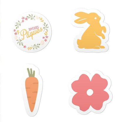 60 Décos à parsemer "Joyeuses Pâques"