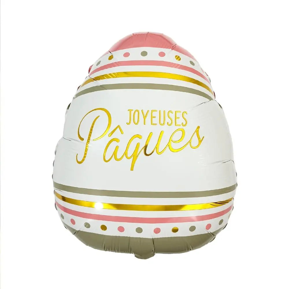 Ballon Alu 35cm "Joyeuses Pâques"