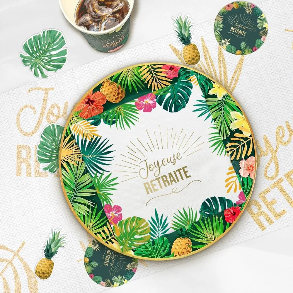 PACK 10 SERVIETTES "RETRAITE"