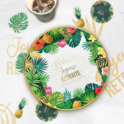 PACK 10 SERVIETTES "RETRAITE"