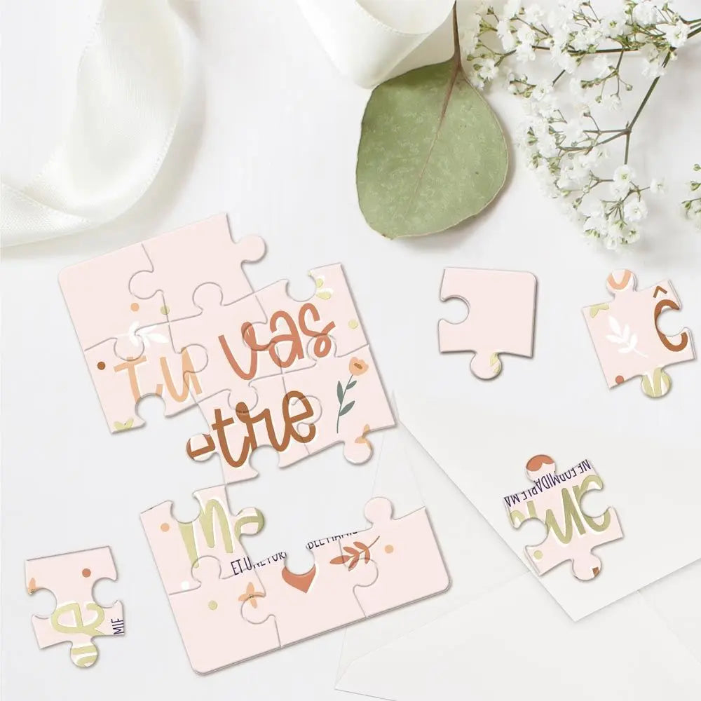 Carte/Puzzle ''Annonce Être Mamie''