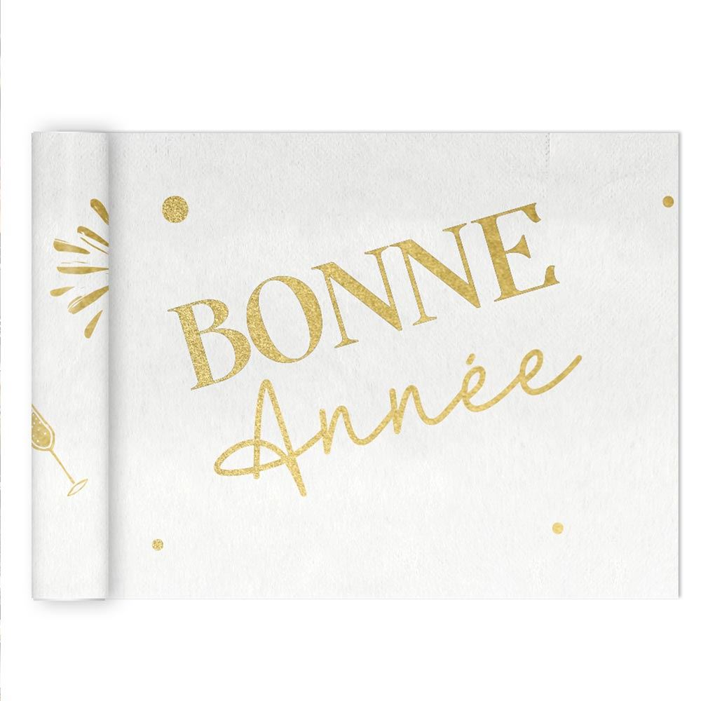 CHEMIN DE TABLE "BONNE ANNEE"