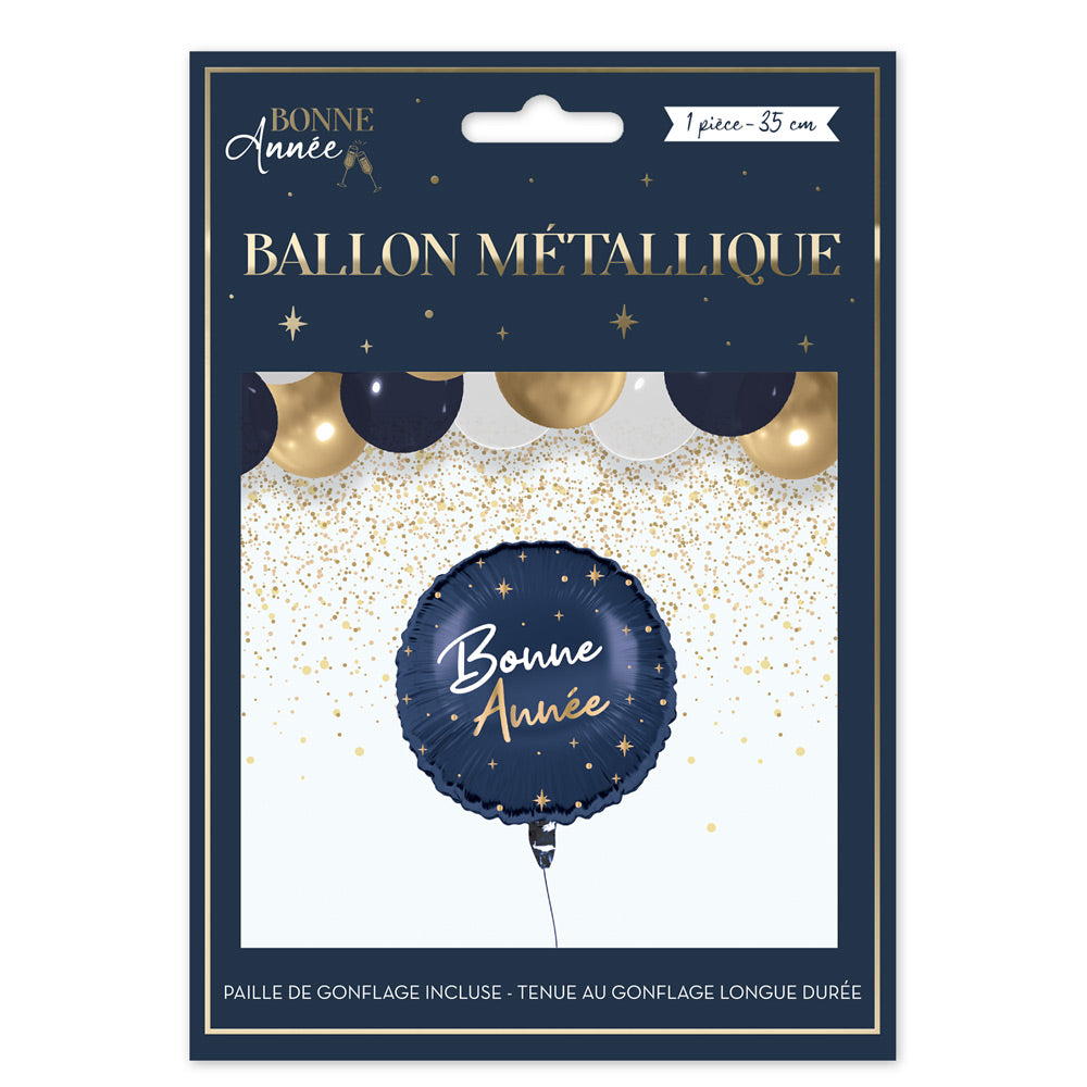 BALLON METAL "BONNE ANNEE"