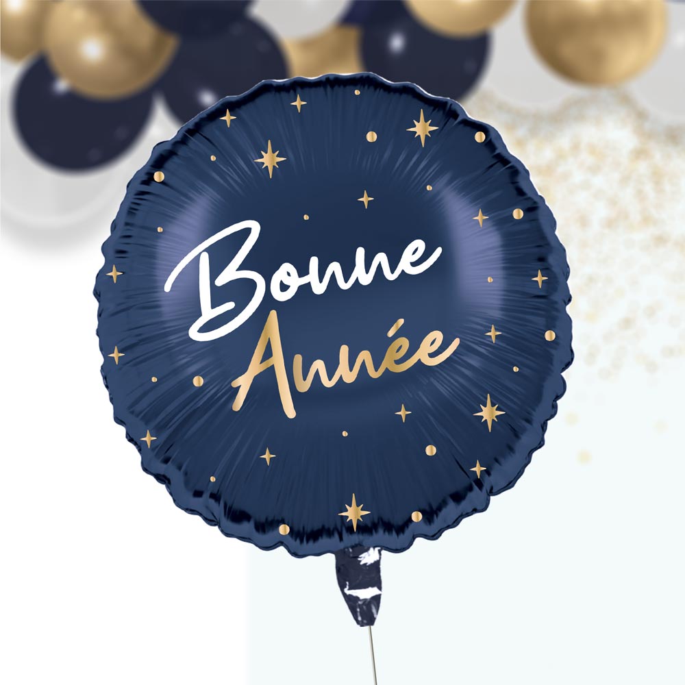 BALLON METAL "BONNE ANNEE"