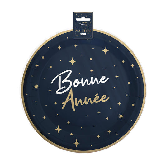 PACK 6 ASSIETTES "BONNE ANNEE"