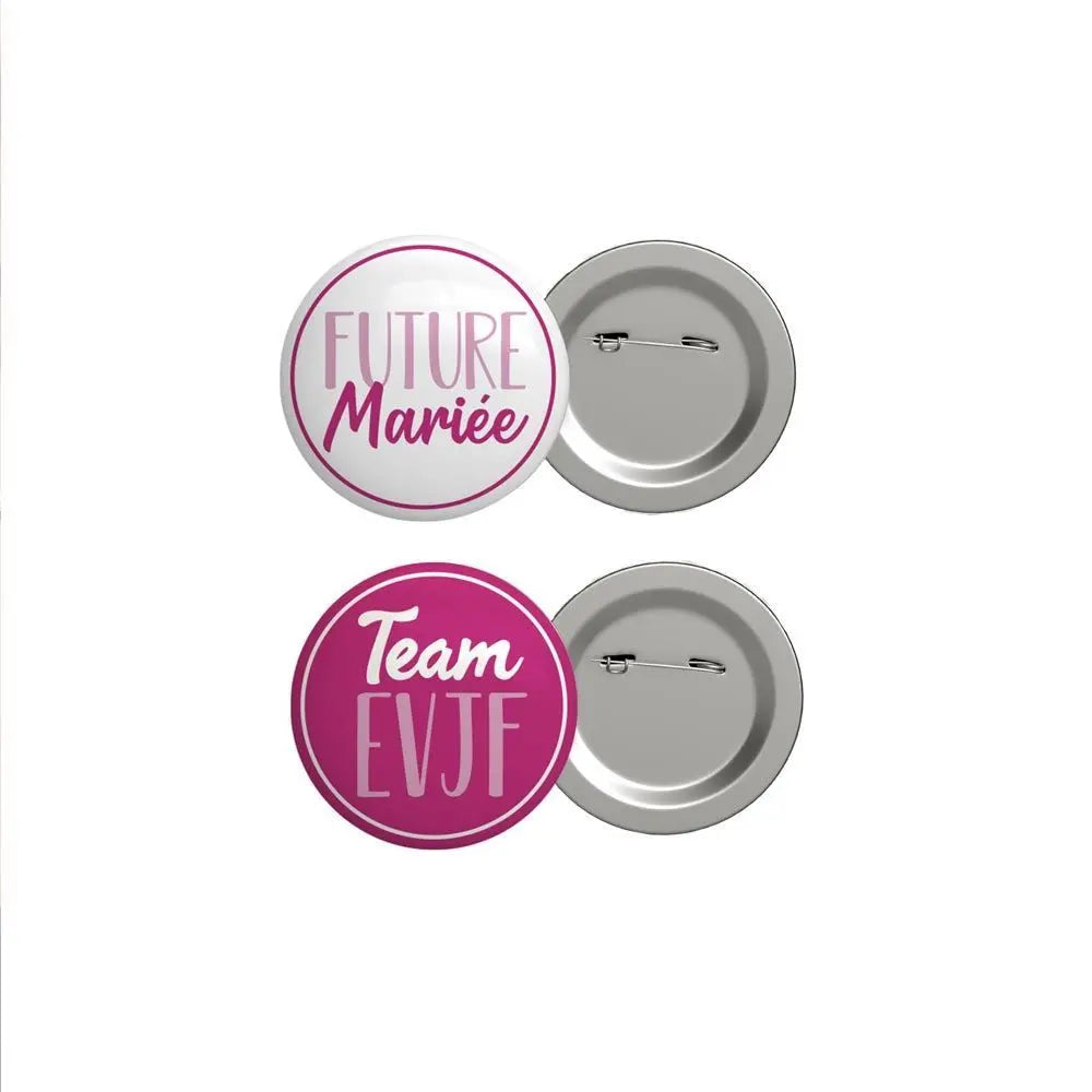 6 Badges - EVJF PARTY