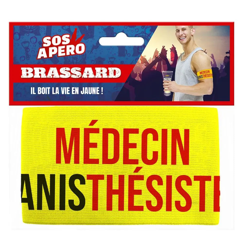 Brassard Apéro "Médecin Anisthésiste"