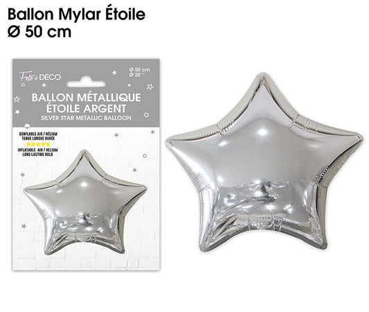 Ballon métallique Etoile