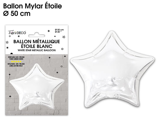 Ballon métallique Etoile