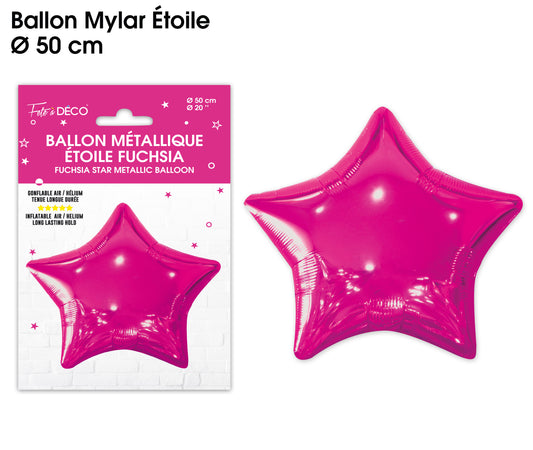 Ballon métallique Etoile