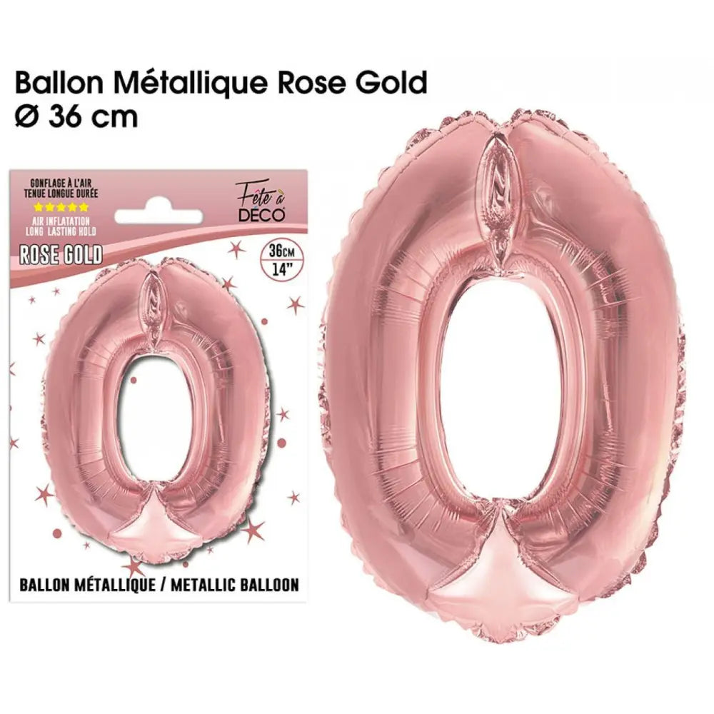 Ballons Alu 36cm - Rose Gold - 0