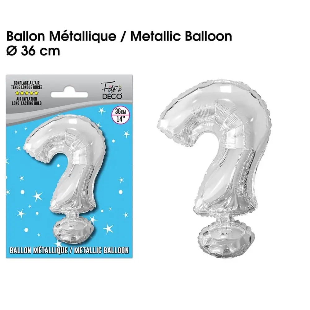Ballon Métallisé Argent 36cm - ?