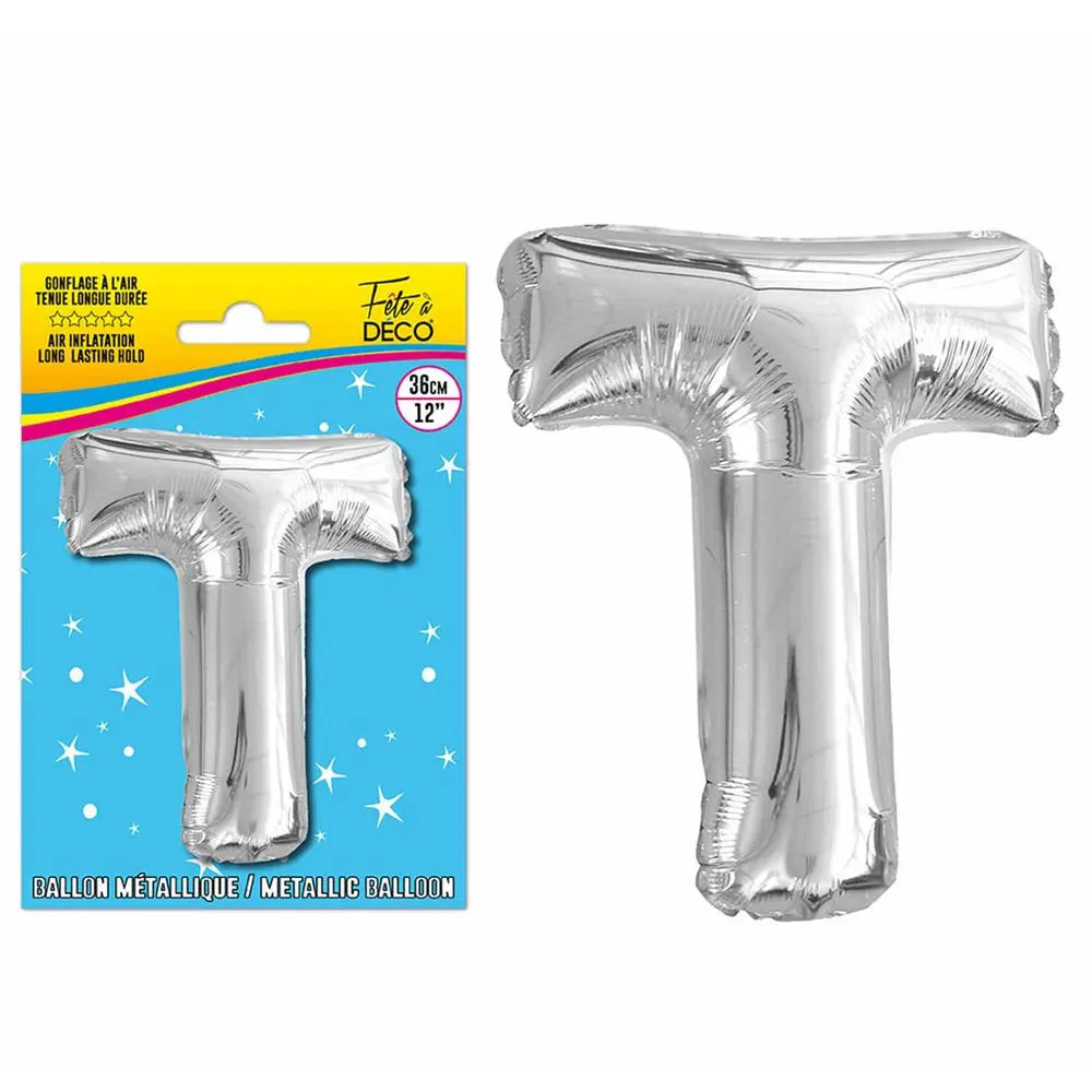 Ballons Alu 36cm - Argent - T