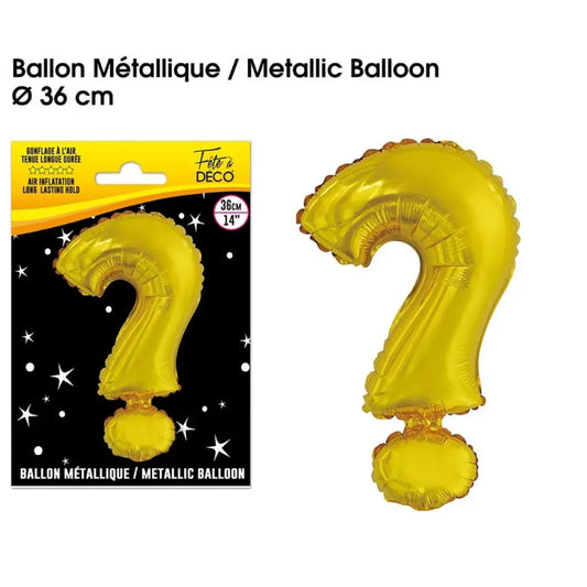 Ballons métalliques OR - 36cm : ?