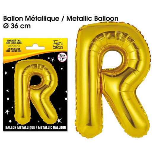 Ballons métalliques OR - 36cm : R