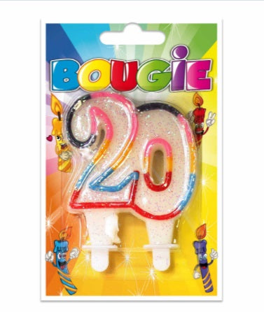 Bougie Chiffre 20