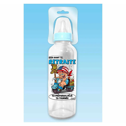 Biberon Homme - Vive la Retraite