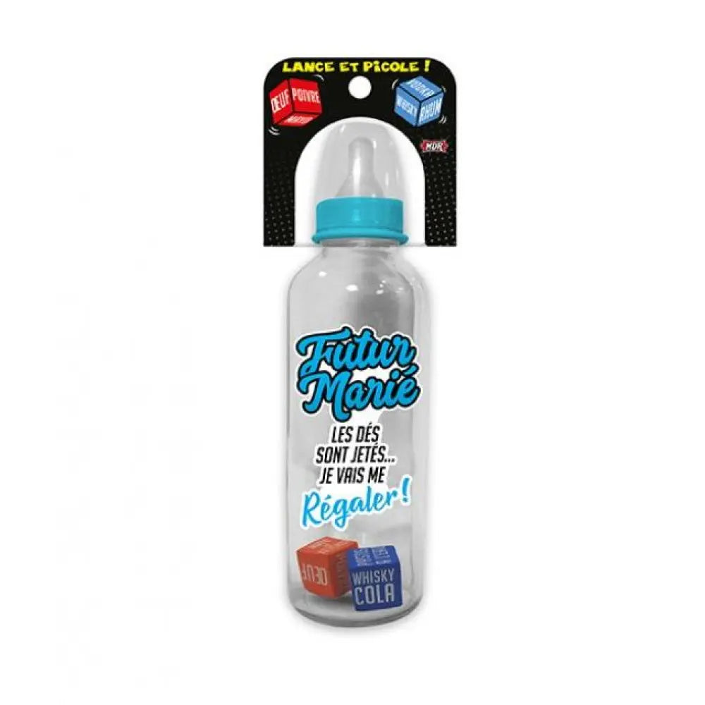 Biberons Mixte + Dés - Futur Marié