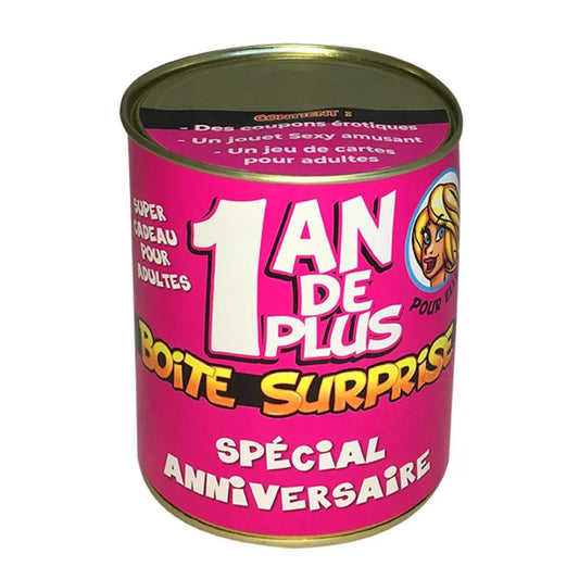 Boite Surprise Femme - Joyeux anniversaire