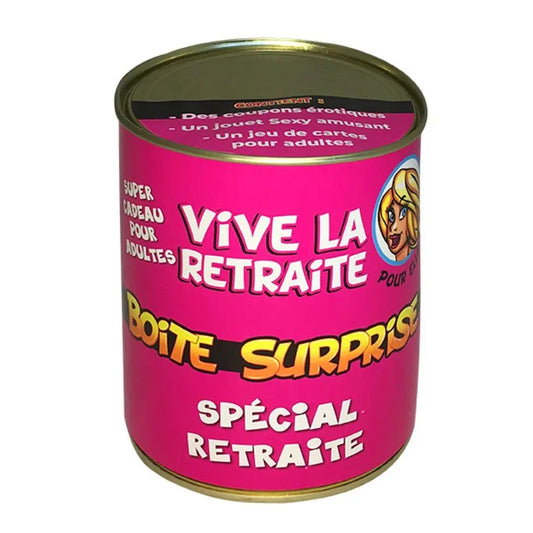 Boite Surprise Femme - Vive la retraite