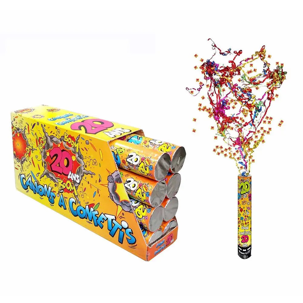 Canon à Confettis "20 ans"