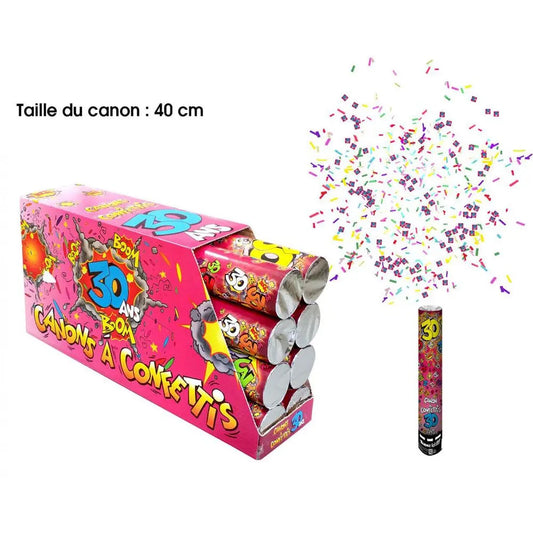 Canon à Confettis "30 ans"