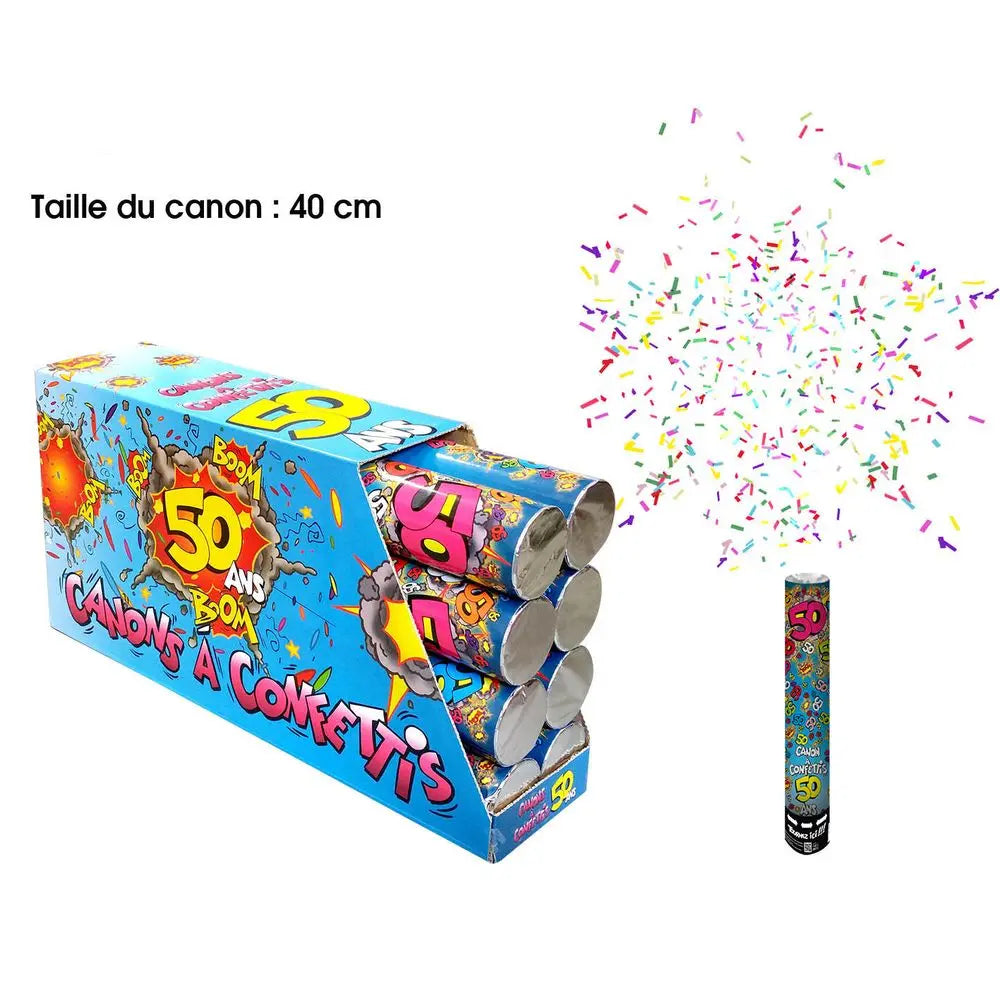 Canon à Confettis "50 ans"