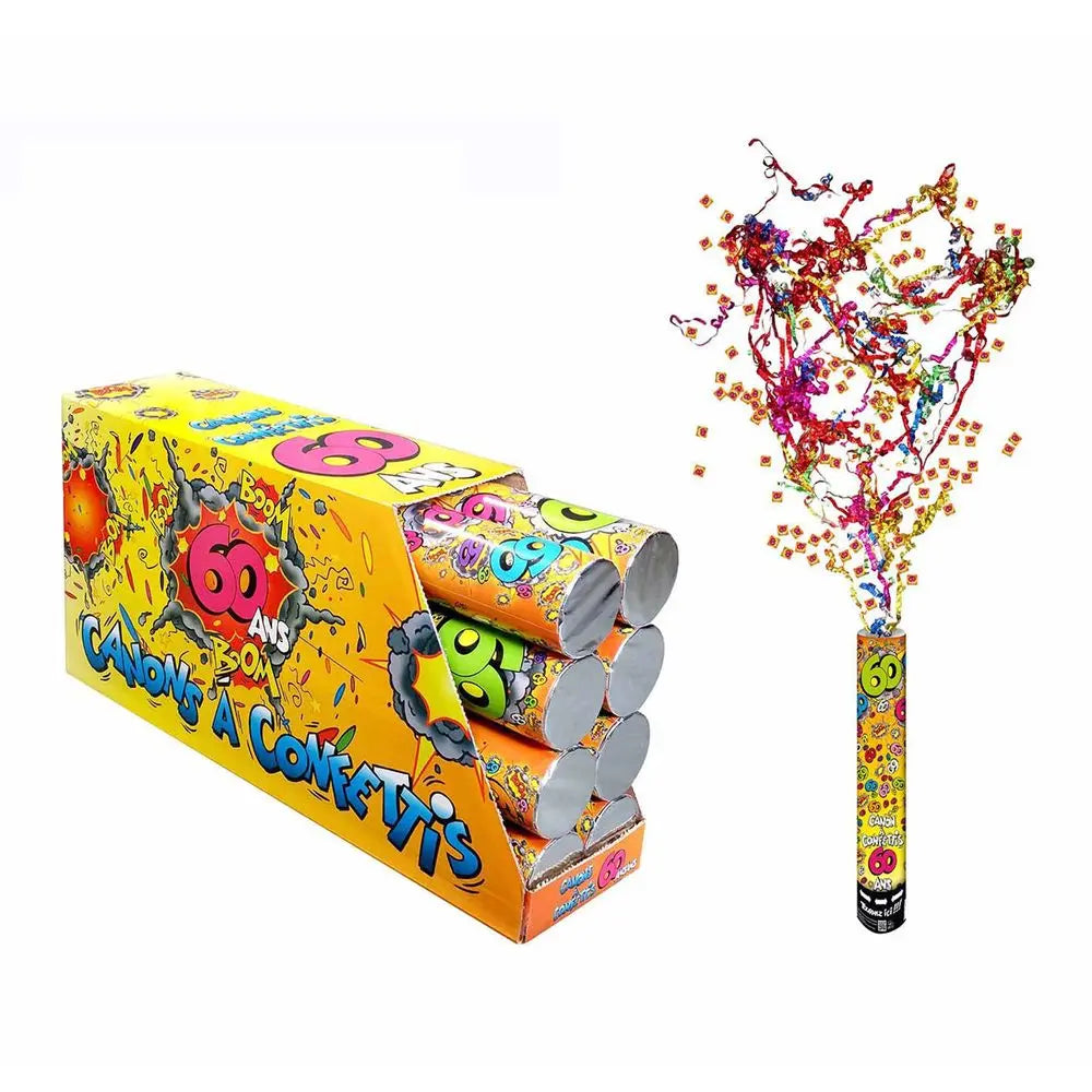 Canon à Confettis "60 ans"