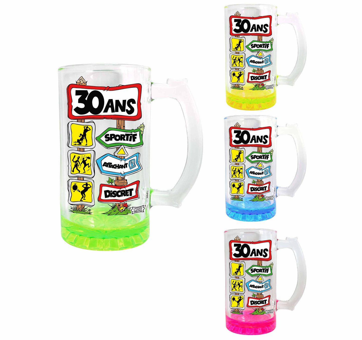 Chope à bière à l'âge