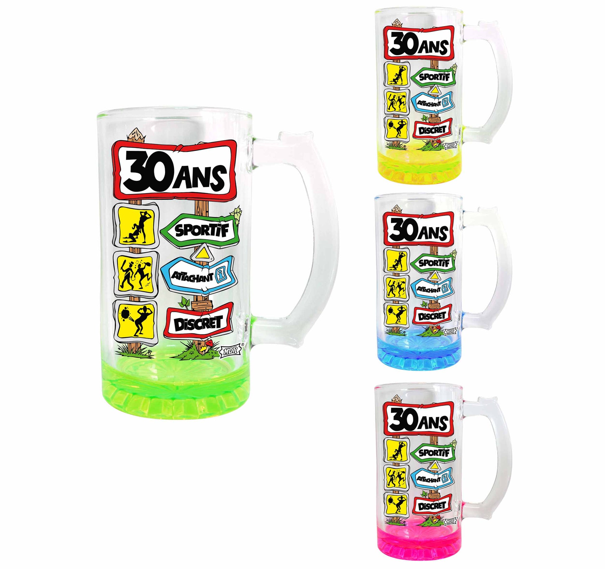 Chope à bière à l'âge