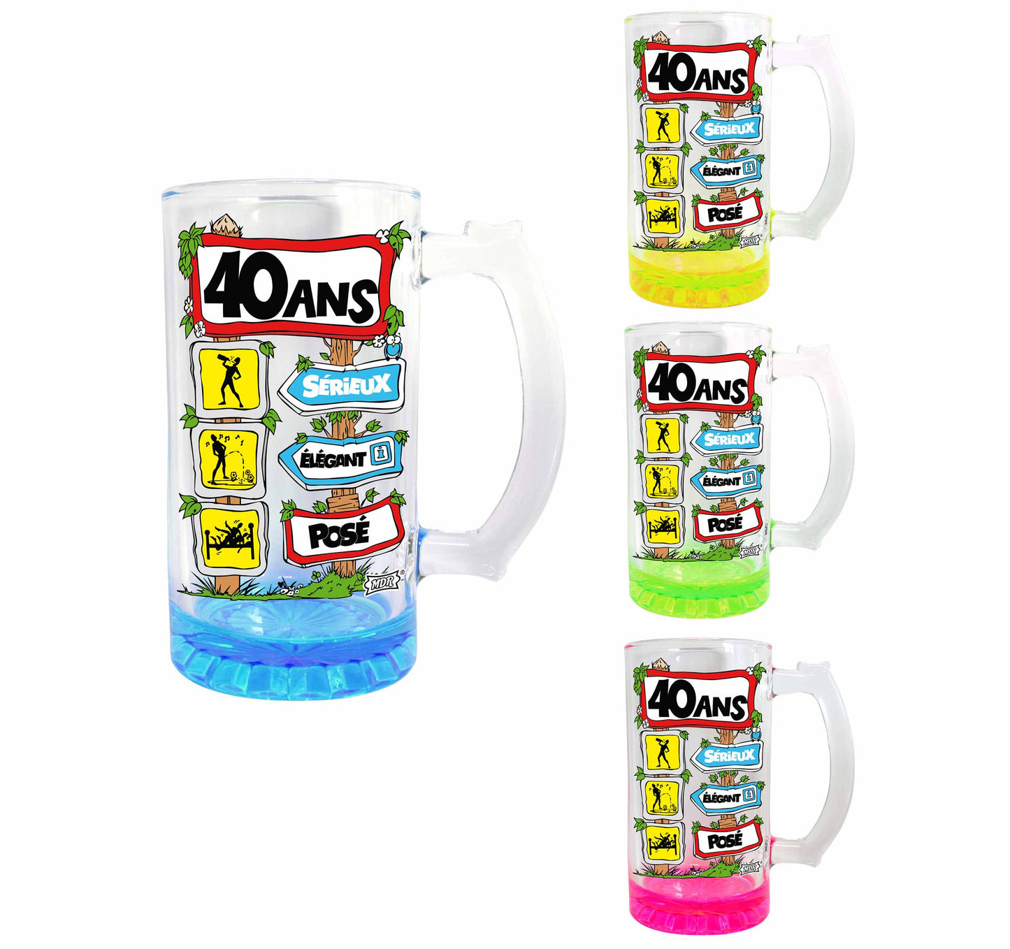 Chope à bière à l'âge