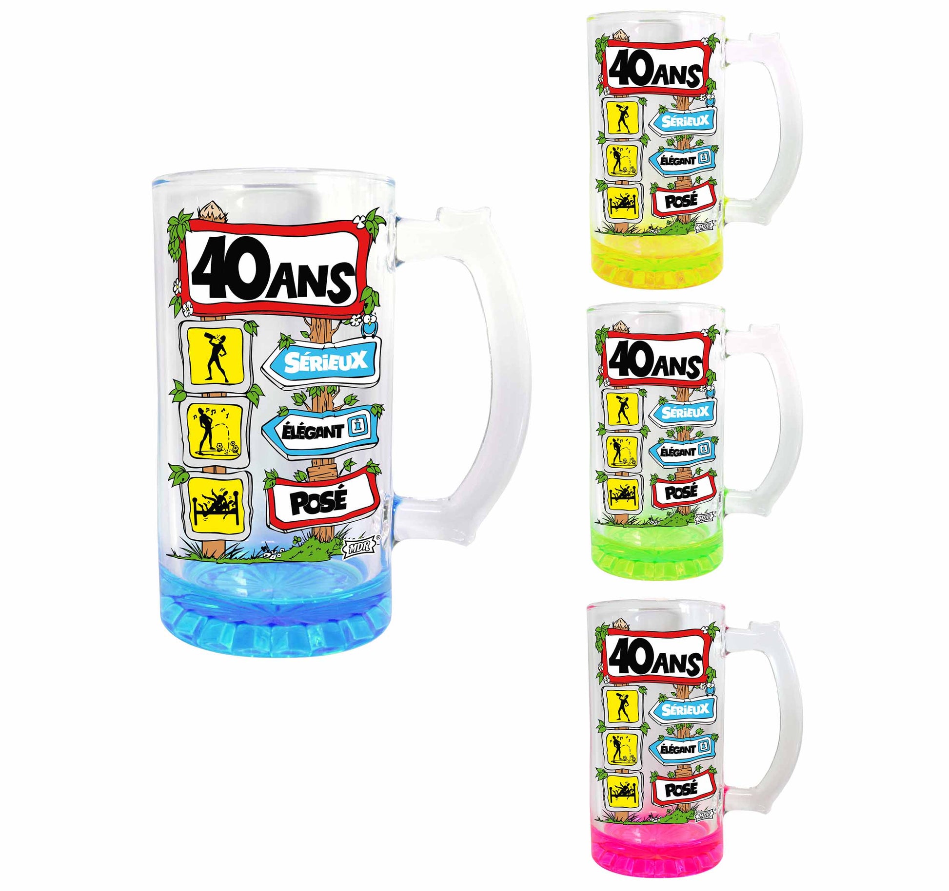 Chope à bière à l'âge