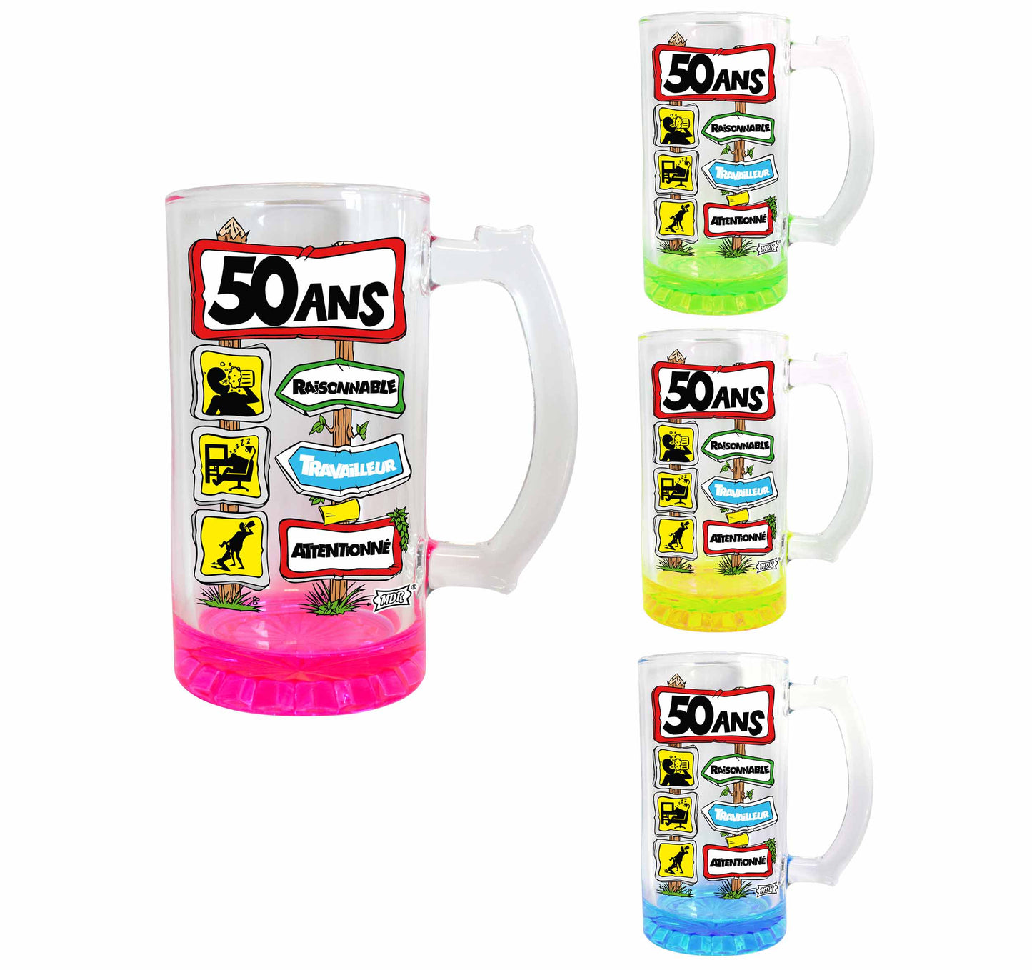 Chope à bière à l'âge