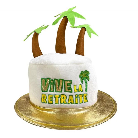 Chapeau Métallique - Vive la Retraite