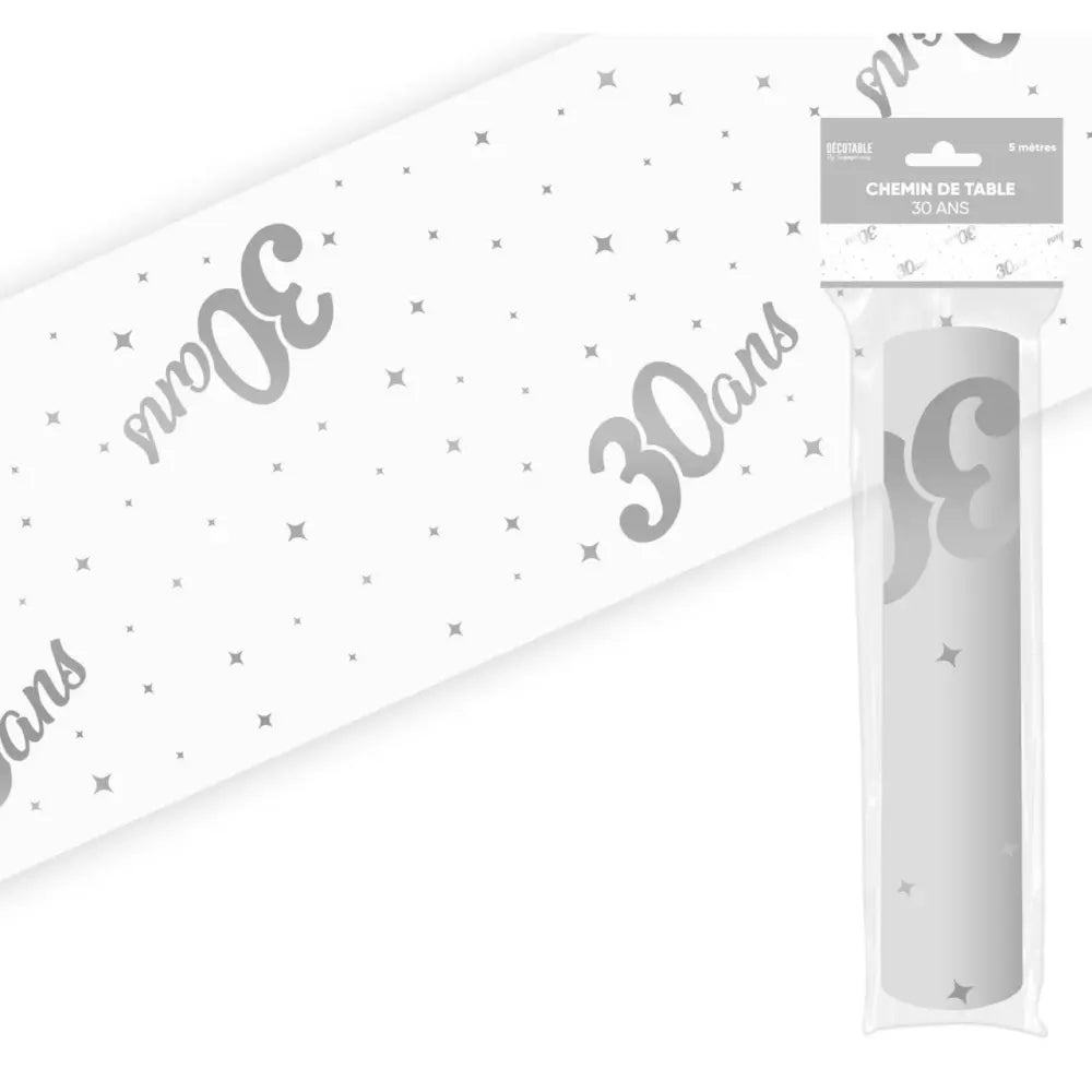 Chemin de Table 5m Argent - 30 ans