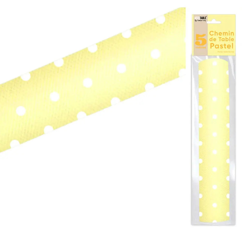 Chemin de Table Pastel - Jaune