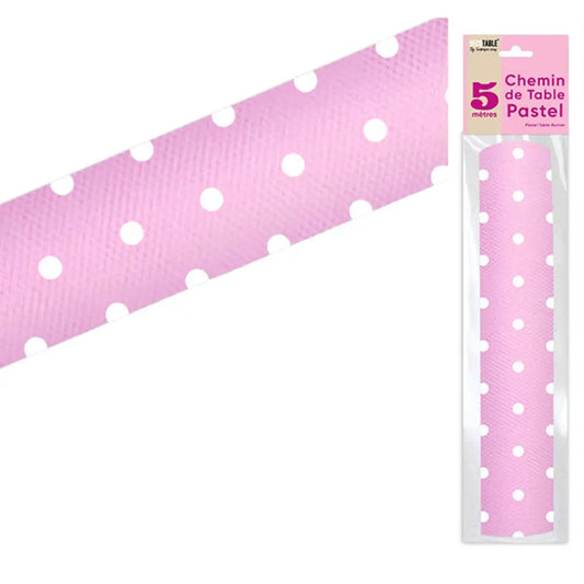 Chemin de Table Pastel - Rose