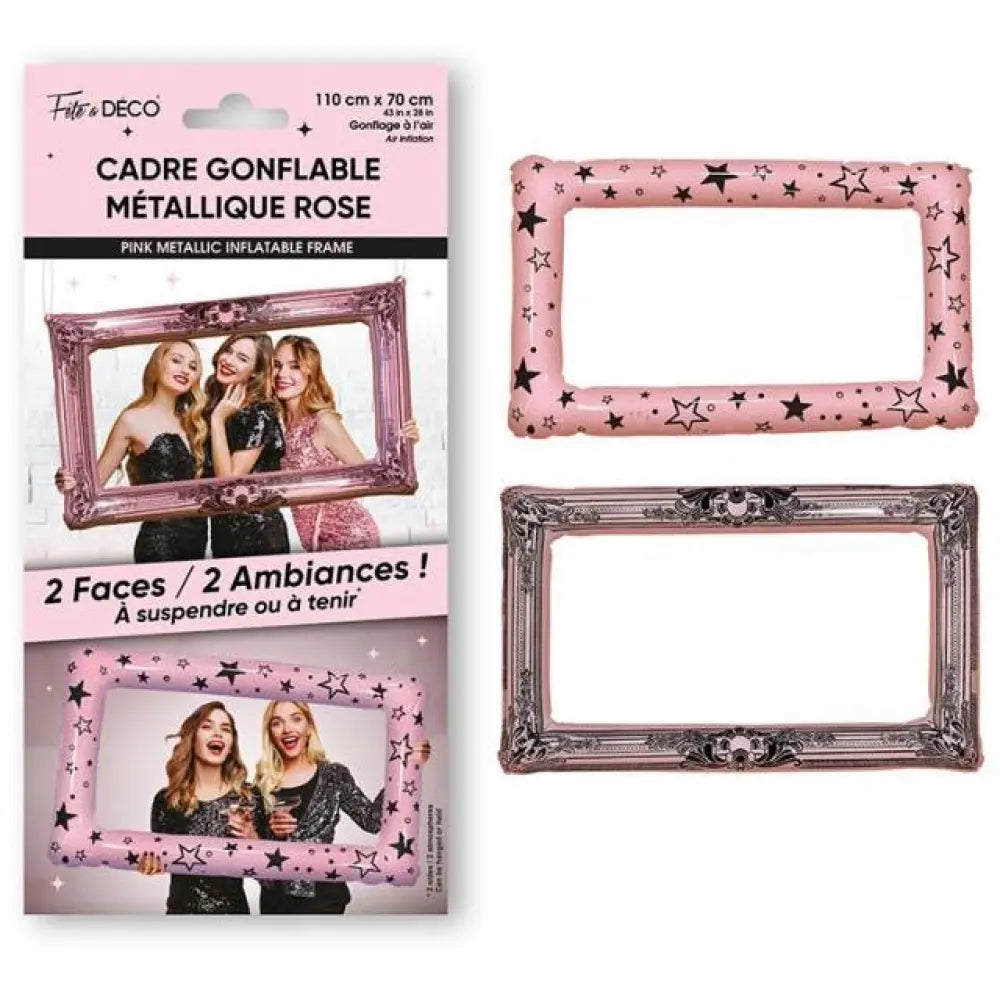 Cadre Gonflable - Rose Métallique