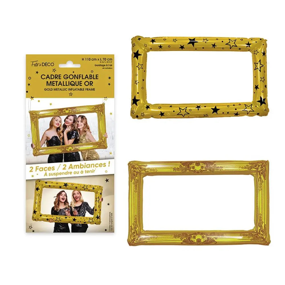 Cadre Gonflable Métallique - Or