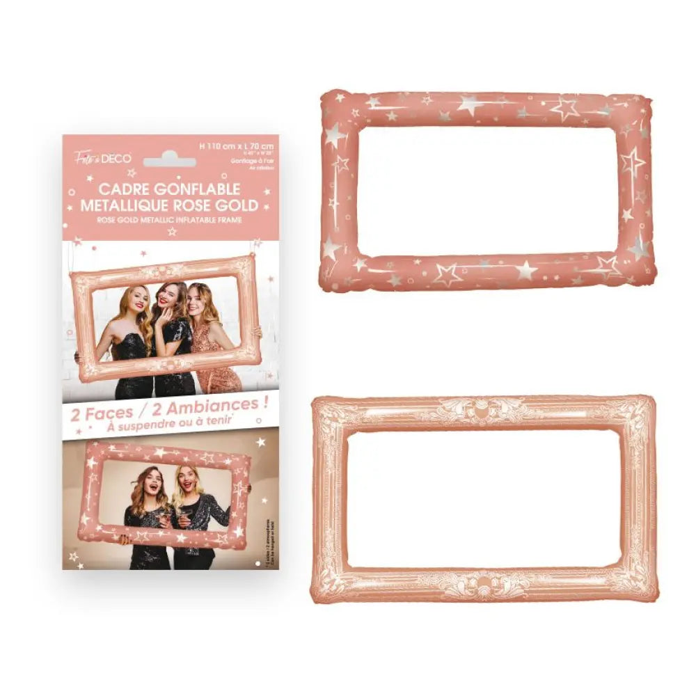 Cadre Gonflable Métallique - Rose Gold