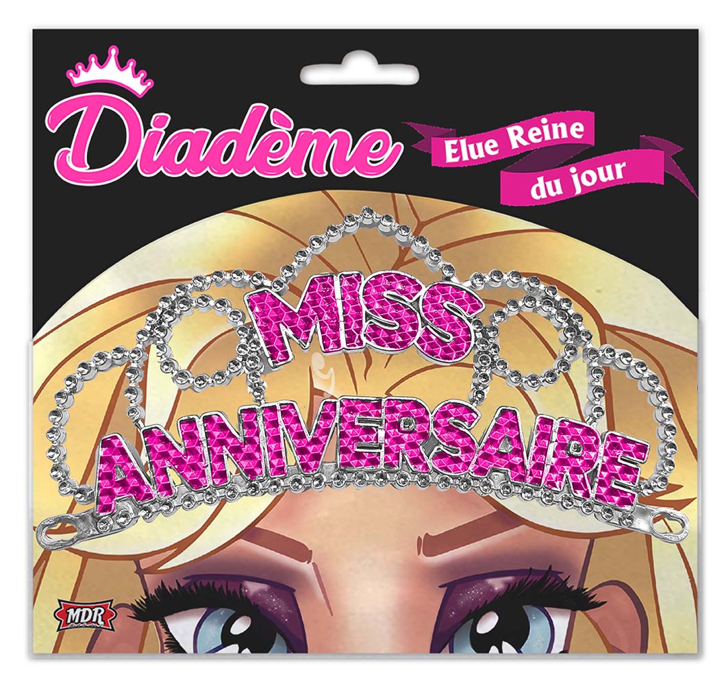 Diadème Miss Fuchsia - Tous les évènements de la vie : Joyeux anniversaire